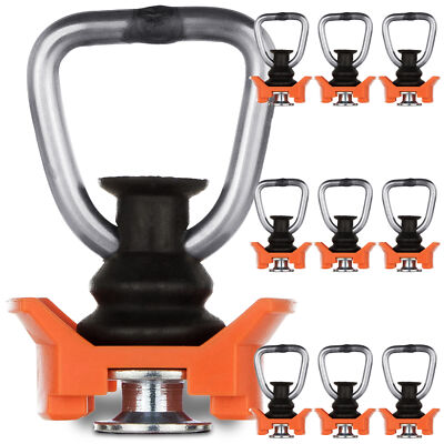 10x Single Fitting Endfitting Endbeschlag Zurrring f. Airlineschiene Zurrschiene