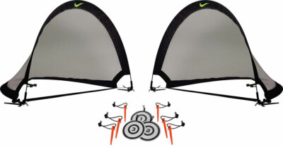 Nike Pop-Up Soccer Goal Set  black/cool grey/volt Breite 183cm