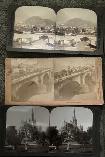 20 STEREOVIEW FOTOS SET - VIELE KEYSTONE - Bild 7 von 10