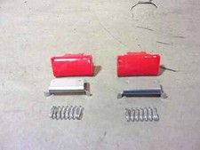 84-92 Camaro Iroc Z28 Firebird Ta Red Seat Belt Push Button Kit 2 Set 14097930-2 84-92 Camaro Iroc Z28 Firebird Ta Red Seat Belt Push Button Kit 2 Set 14097930-2