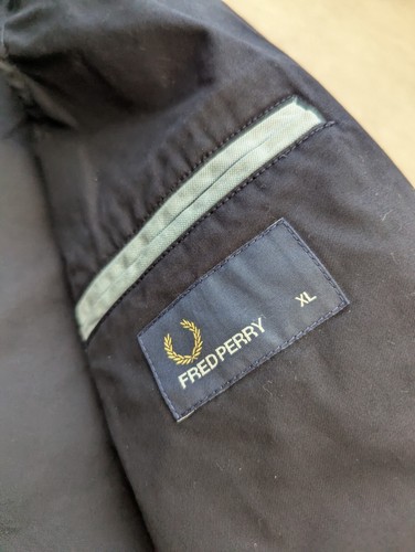 Fred Perry Jacke Herren Extra Large Blau Blazer Smart Freizeit Hochzeit Sport Mantel - Bild 5 von 9