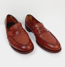 Allen Edmonds Randolph Brown Leather Penny Loafers, US Men's Size 10.5C