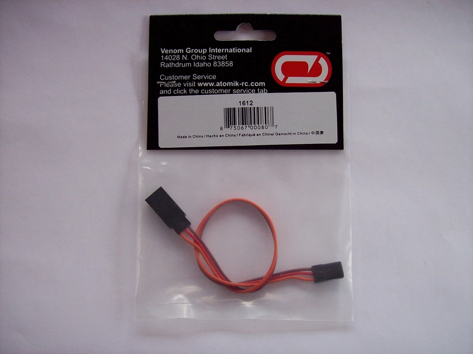 Venom 1612 8" (200mm) JR/Hitec Servo/Battery Extension - Image 2 of 2