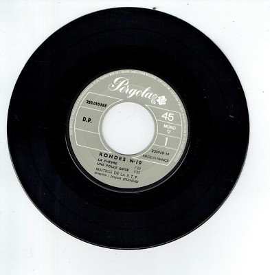 RUNDE Nr. 10 Vinyl 45T ZIEGE - GRAUES HUHN - KLAPPE - LERCHE - PERGOLA 250010