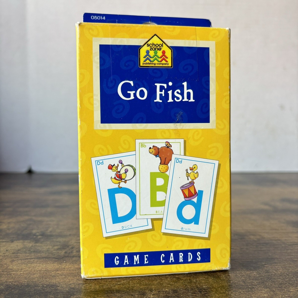 Vintage School Zone Go Fish Card Game Complete In Excellent