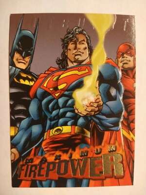 DC OUTBURST 1996 SKYBOX MAXIMUM FIREPOWER INSERT 20 NEW OLD STOCK PREMIUM 