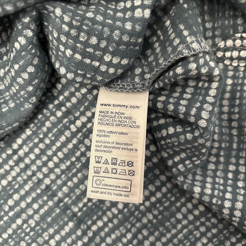 Tommy Hilfiger Men’s XL Short Sleeve Tee Blue With Small Circles Pattern - Picture 6 of 7