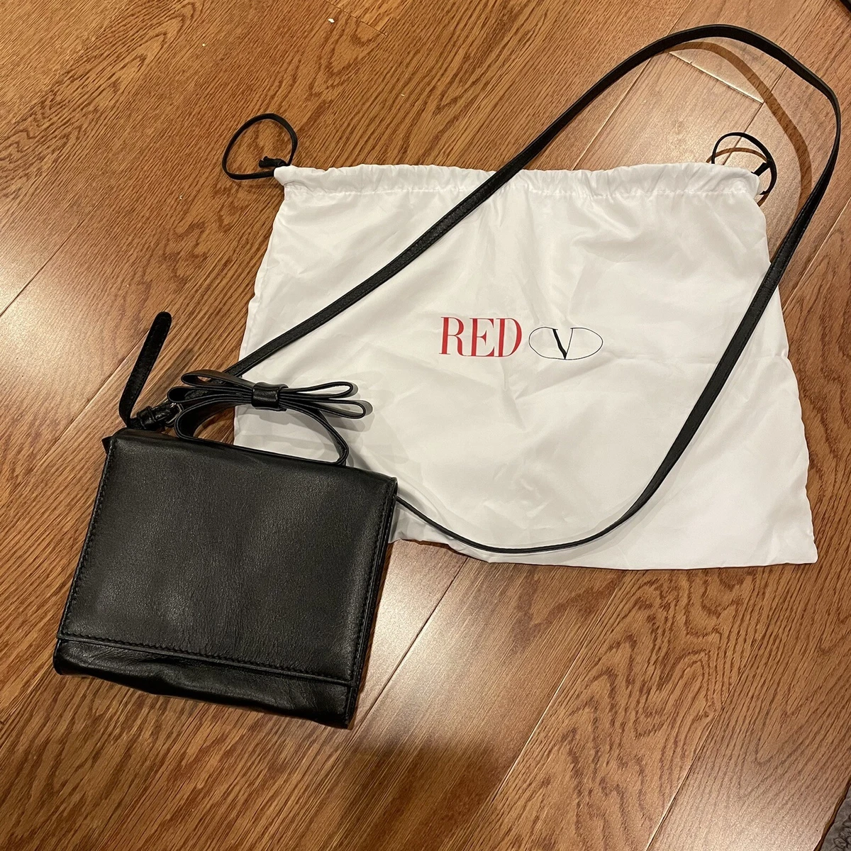 Red Valentino Black Crossbody Bow Bag