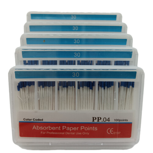 Dental Root Canal Absorbent Paper Points Color Coded Taper .04 #15-40 - Picture 23 of 35