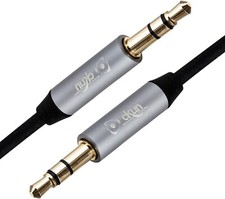 1m AUX Stereo Cable 3.5mm Mini Jack Gold-Plated Male to Male Audio Car Lead