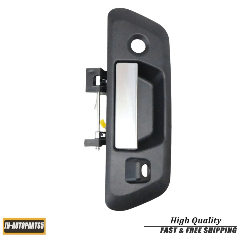 Rear Tailgate Handle W Key+Camera Hole Black For 15-19 Nissan NP300 Frontier US - Image 2 of 4