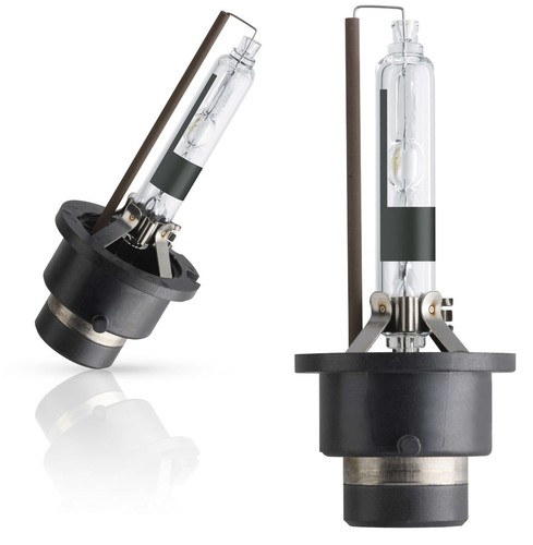 HID Xenon D2R Two Bulbs Head Light 4300K Stock Bi-Xenon Replace Lamp Low Beam - Picture 3 of 12