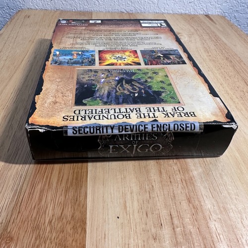 NEW SEALED Armies of Exigo PC NIB Box CD-ROM 2004 Electronic Arts Black Hole - Picture 4 of 5