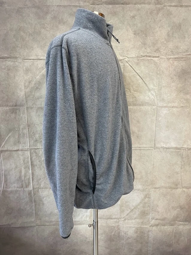 St.John's Bay Men's Full Zip Fleece Jacket Gray Size XL - Image 4 of 4