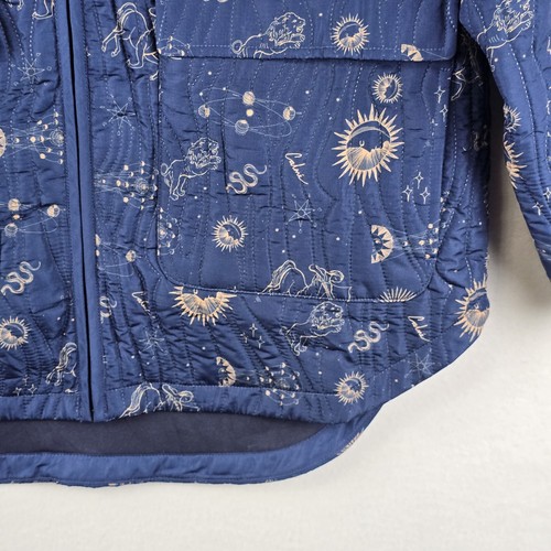 Calme Jacket Sz S Johnny Was Yessi Quilted Astrology Horoscope Moon Stars Cosmic - Picture 7 of 20