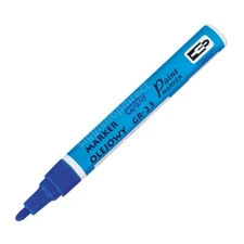 Universal Blue Paint Marker Oil Based Waterproof Pen Wood Glass Plastic Tyre