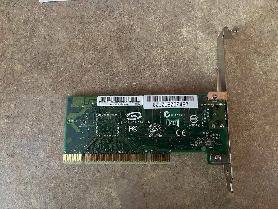 HP BROADCOM DC194A BCM5782 NETXTREME GIGABIT GB NETWORK PCI CARD ADAPTER C7-31 - Image 4 of 4