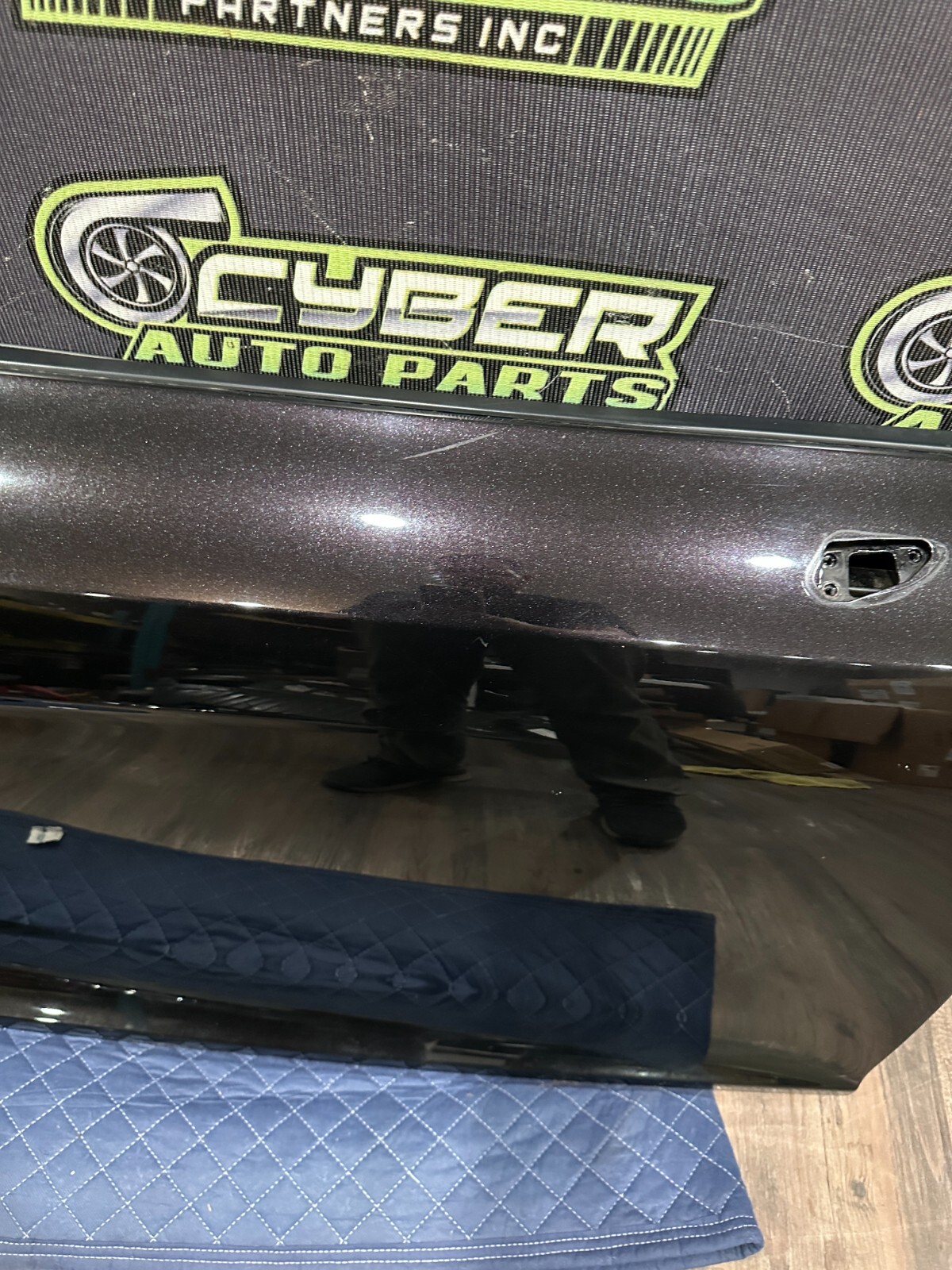 2014 AUDI R8 COUPE OEM RIGHT PASSENGER DOOR SHELL BLACK PANTHER CRYSTAL ~READ~