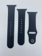 Genuine Apple Watch Sport Band - 38/40mm - Black - OEM - S/M and M/L