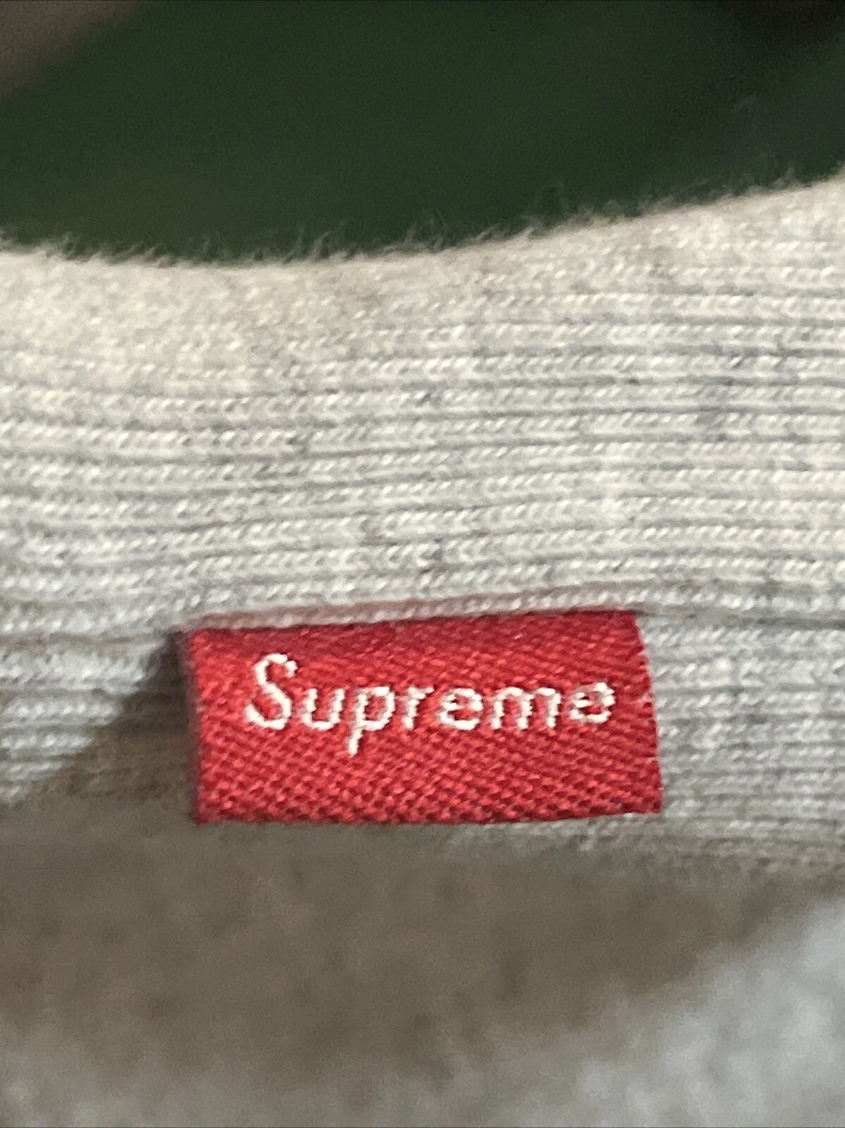 Felpa con cappuccio Supreme Soup Can grigio cenere taglia media made in Canada