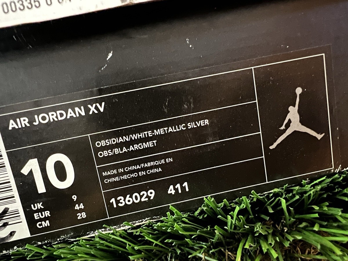 VNTG🔥 Sz 10 - Nike Air Jordan XV Obsidian Blue OG Shoes VNTG🔥 Sz 10 - Nike Air Jordan XV Obsidian Blue OG Shoes