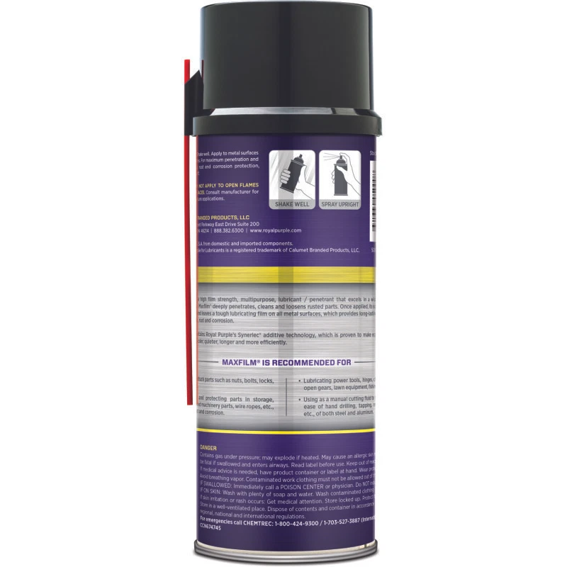 Royal Purple Maxfilm Synthetic Penetrating Lubricant - 11oz - Image 2 of 2