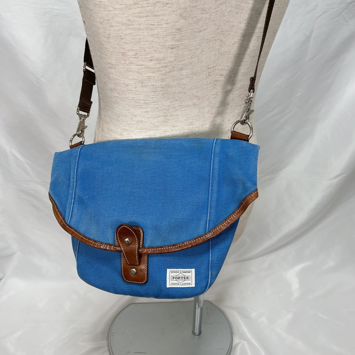 Yoshida Porter Shoulder Medicom Toy collaboration bag Blue men and