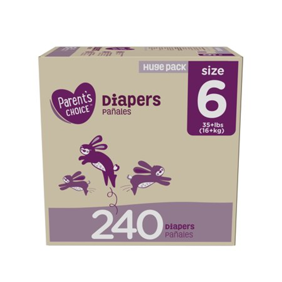 parents choice diapers size 4