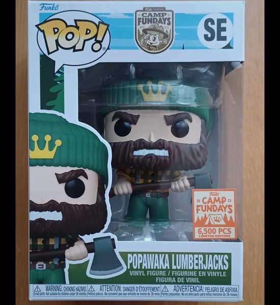 Funko camp fundays popawaka lumberjacks 6500 pcs
