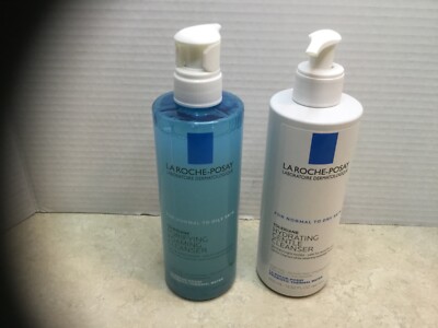 La Roche-Posay Toleriane (2) Purifying & Hydrating Cleansers, 13.52 Fl oz NEW!
