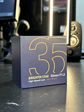 Brightin Star 35mm F1.2 APS-C Lens for EOS-M