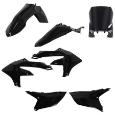 Cycra Complete Plastic Kit Set Black For YAMAHA YZ250F YZ450F YZ450FX