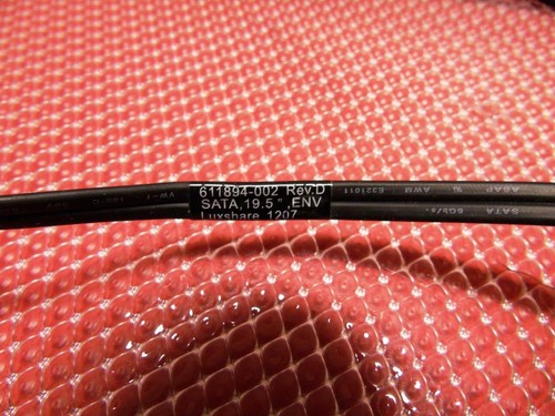 Lot of 5 - HP Compaq 6200 Pro SFF Desktop SATA Data Cable - Part # 611894-002 - 第 5/9 張圖片