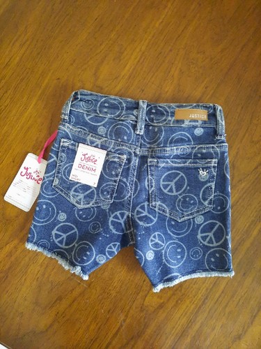 Nwt Justice Fash Denim Short Size 7 - Picture 2 of 4