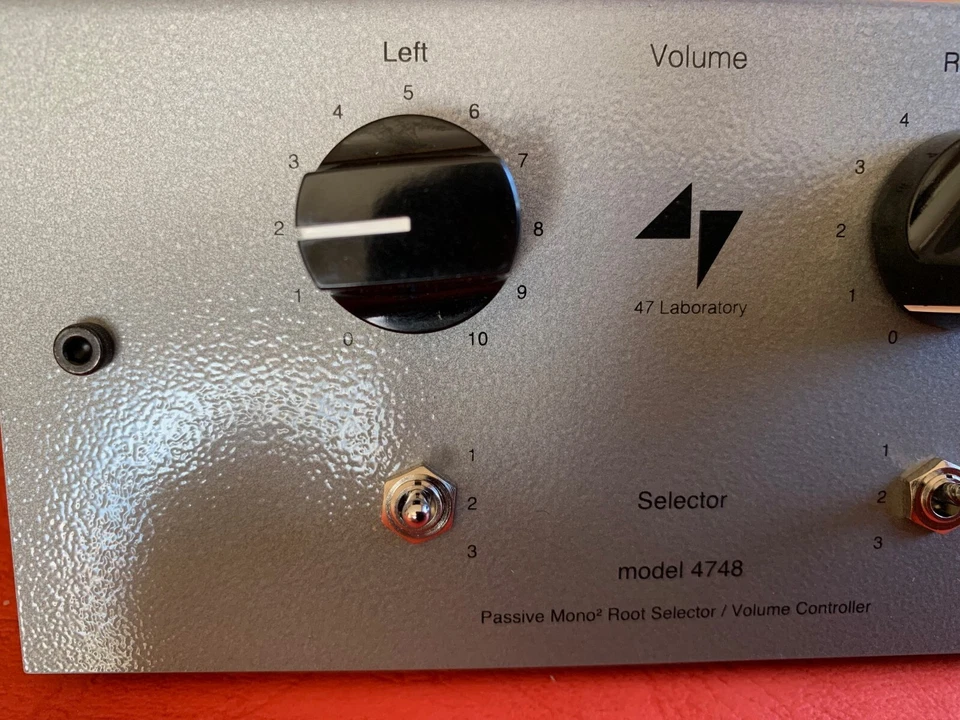 47 Laboratory 4748 Input Selector Controller NEW JAPAN preamplifier attenuator - Image 2 of 4