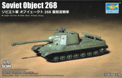 TRUMPETER 07155 1:72 Soviet Object 268 Plastic Model Kit
