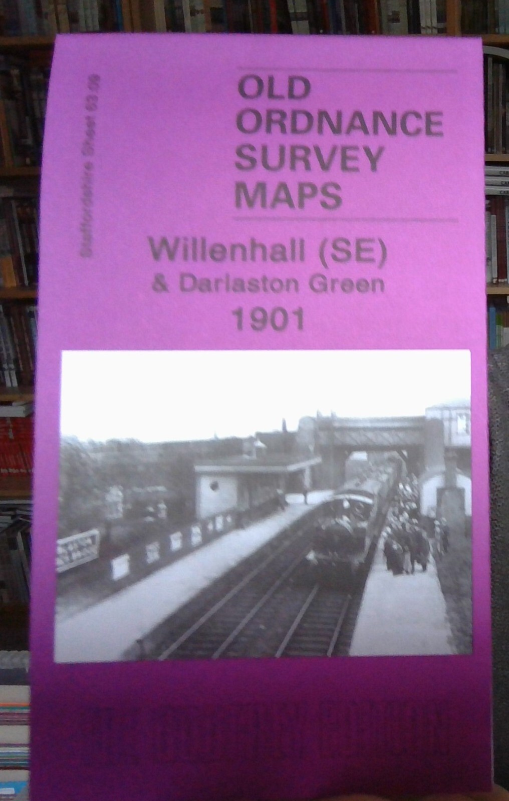 MAP OF Willenhall SE & Darlaston Green 1901 Staffordshire Sheet 63.09 NEW
