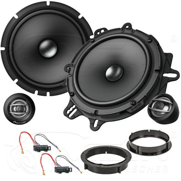 Pioneer Lautsprecher FüR VW ID.4 Ab 2020 Front TüR Vorn 2-Wege Kompo 350W #Bzpy-image