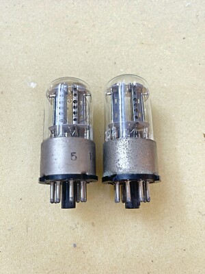 MELZ 6H8C 1578 6SN7 5692 Hole Plates Slightly Used Excellent