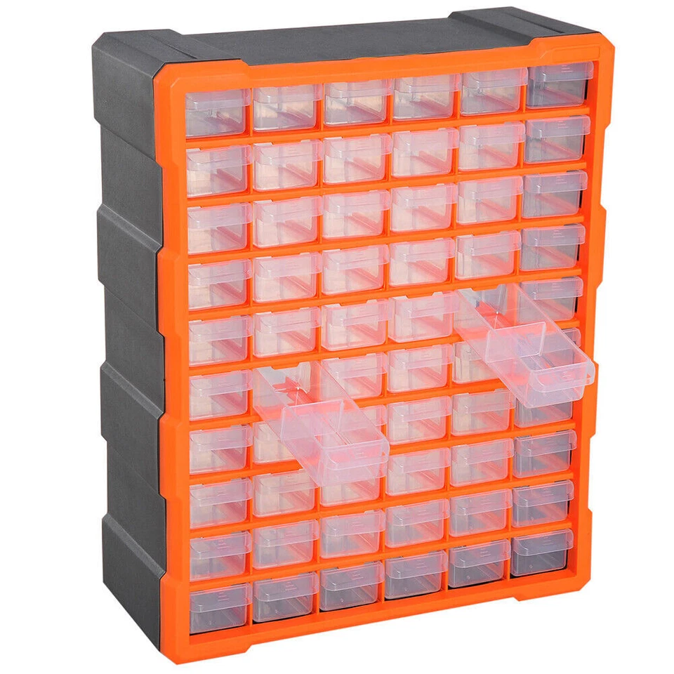 Kleinteilemagazin mit 60 Schubladen Sortimentskasten Sortierbox Organizer NEU - Bild 2 von 4