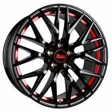 19 Zoll MAM RS4 Alufelgen Black Red Inside für VW Passat Variant 2011-2014 3C 3c