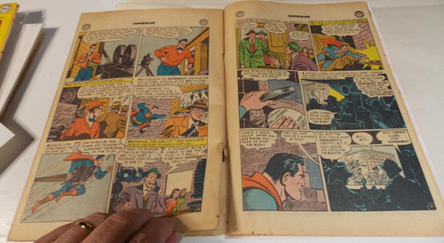 SUPERMAN #78 1952 complete Golden Age w/ new facsimile color cover included - Picture 5 of 9