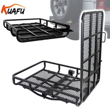 Motorcycle Scooter Dirt Bike Carrier Hitch Mount Rack Cargo W/ Loading Ramp