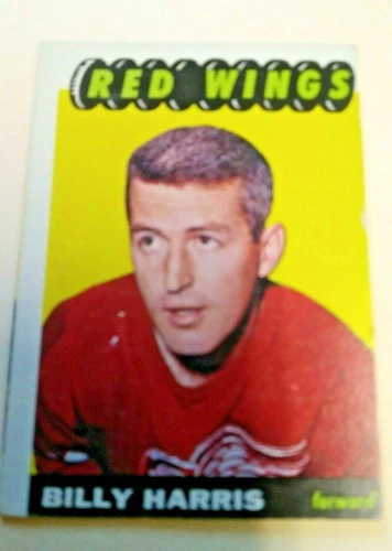1965-66 Topps #53 Billy Harris Detroit Red Wings