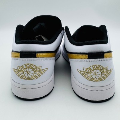 Size 11 - Air Jordan 1 Low Gold Swoosh for sale online | eBay