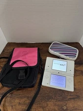 Nintendo DSi Handheld Game Console TWL-001 White  TESTED - No Charger Or Stylus