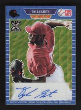 Dylan Smith 2021 Pro Set Metal - 1989 Autographs Wave Blue #/30 Auto #PA-DS1