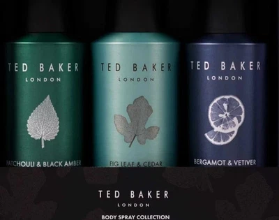 Ted Baker Mens Body Spray Collection Trio Mens Gift Set/FAST DESPATCH!