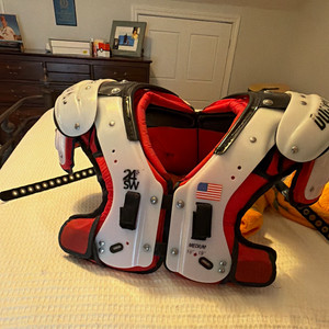 DOUGLAS ショルダー　赤/白　S Douglas Football Shoulder Pads | eBay