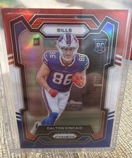 2023 Panini Prizm - Rookies Dalton Kincaid #308 Red White & Blue Prizm (RC)